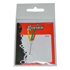 Captain 4912 Stoper 3x5li Paket Renkli Silikon Stopper Standart - M