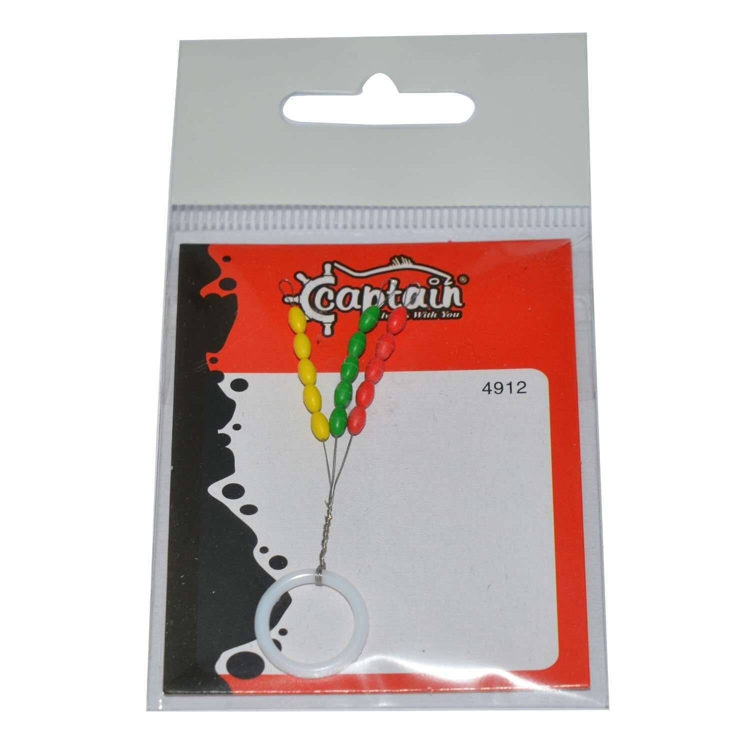 Captain 4912 Stoper 3x5li Paket Renkli Silikon Stopper Standart - S