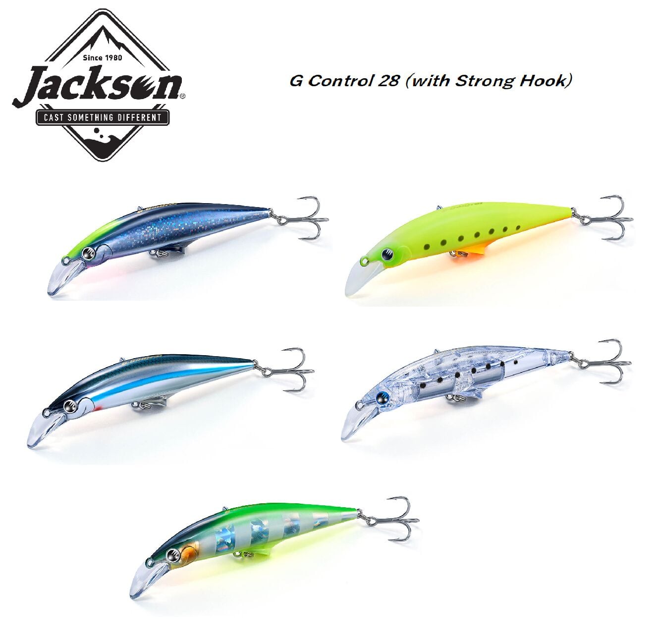 Jackson G Control 28 gr 93 mm (Strong Hook)Sinking Maket Balık