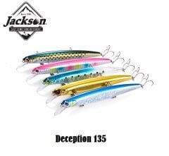 Jackson Deception 135 mm 23,5 gr Sinking Maket Balık Renk: KBT