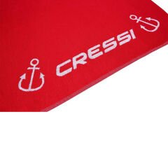 Cressi Cotton Frame Yüzde Yüz Pamuklu Plaj Havlusu RED - 90X180CM