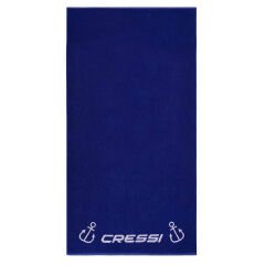 Cressi Cotton Frame Yüzde Yüz Pamuklu Plaj Havlusu NAVY - 90X180CM