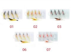 Captain 3066 Silikon Karides 5.5cm Suni Yem 5'li Kutu