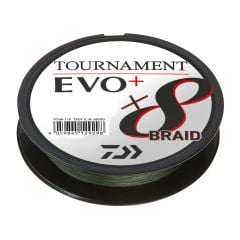 Daiwa Tournament EVO+ 8B Dark Green İp Misina (270m) Kalınlık: 0,14 mm