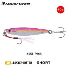 Major Craft Jigpara Short JPS-40gr 80mm #02 Pink