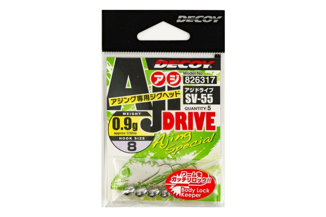 Decoy SV-55 Aji Drive Jighead iğne no:8 - 1,8 gr