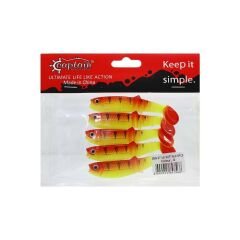 Captain 3569 Style Soft 8cm Levrek Silikonu 5li Paket Suni Yem 6