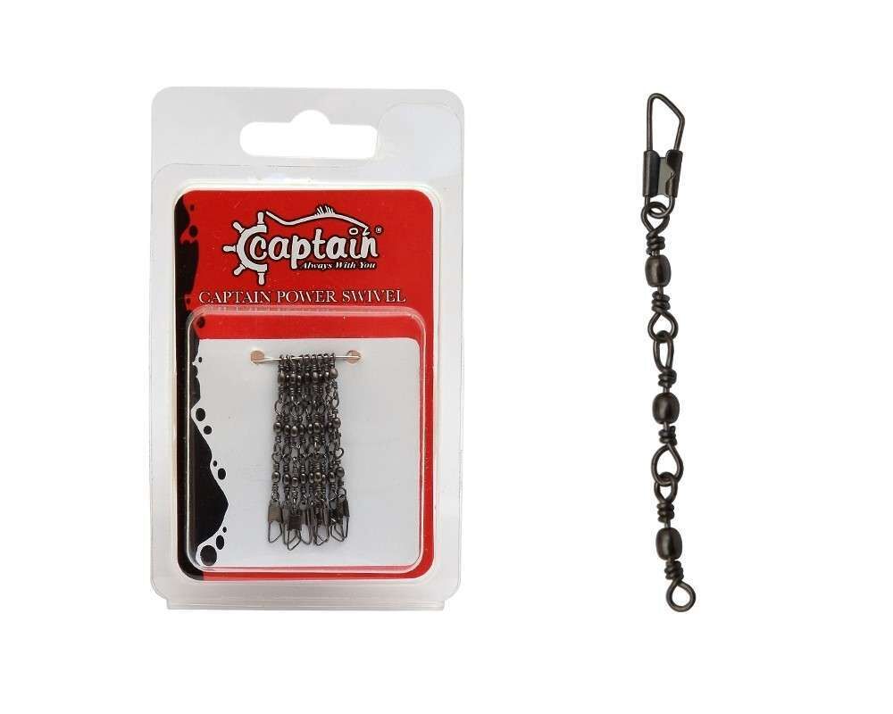 Captain 5095 3 Zincir Klips 5li Paket Black Nikel Standart - 14