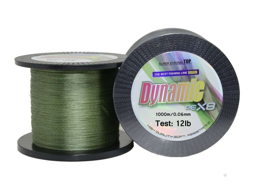 Captain Dynamic PE 8 Örgü İpi Misina 1000mt Yeşil Standart - 0.22 MM