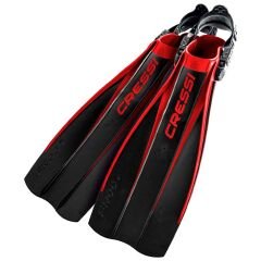 Cressi Frog Dalış Paleti SİYAH - KIRMIZI - L - XL
