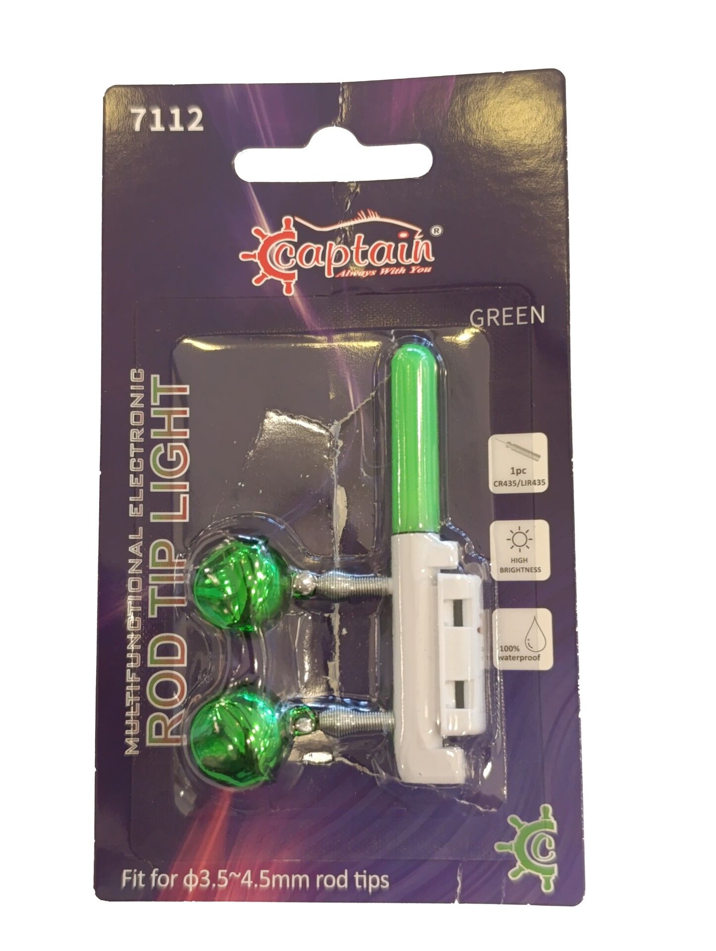 Captain 7112 Pilli ve Aparatlı-ZİLLİ Fosfor 4.5x39mm GREEN