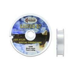 Captain Q7 Kaizen 100mt Monofilament Misina Beyaz Standart - 0.40 MM