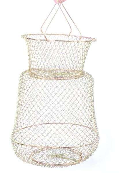 Captain Tel Livar Balık Sepeti 12mm Göz Standart - 30X38 CM