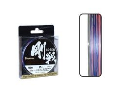 Gosen W8 Casting PE 8 Örgü Spin İp Misina 150mt Multi Color Standart - 2.5 PE