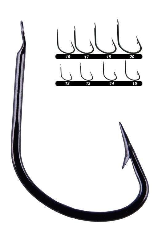 Youvella 1400 Sazan İğnesi Dövme 100lü Kutu Black Nikel Standart - 12